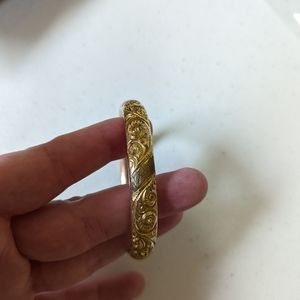 Antique victorian gold filled bangle bracelet
